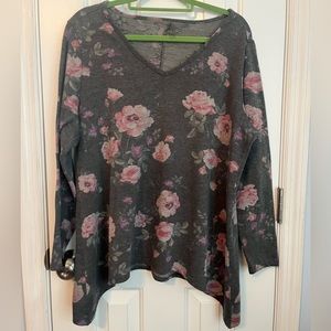 Pullover V-Neck Blouse